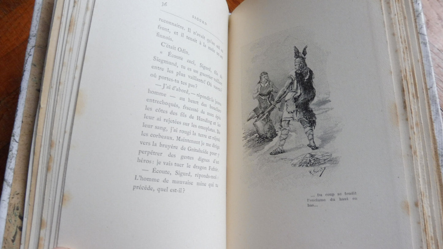 Sigurd (Les Eddas) 1893 illus. Ernst, Mittis et Picard