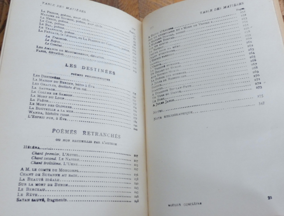 Poésies complètes (Alfred De Vigny) 1943