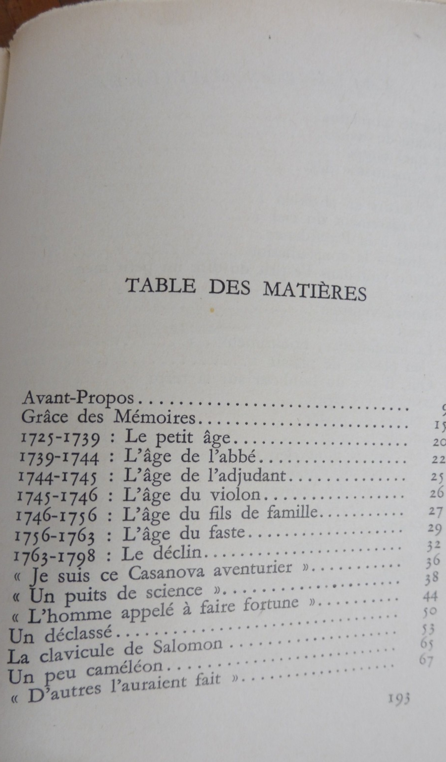Casanova ou l'anti Don-Juan (Félicien Marceau) 1949 EO Envoi à André Maurois