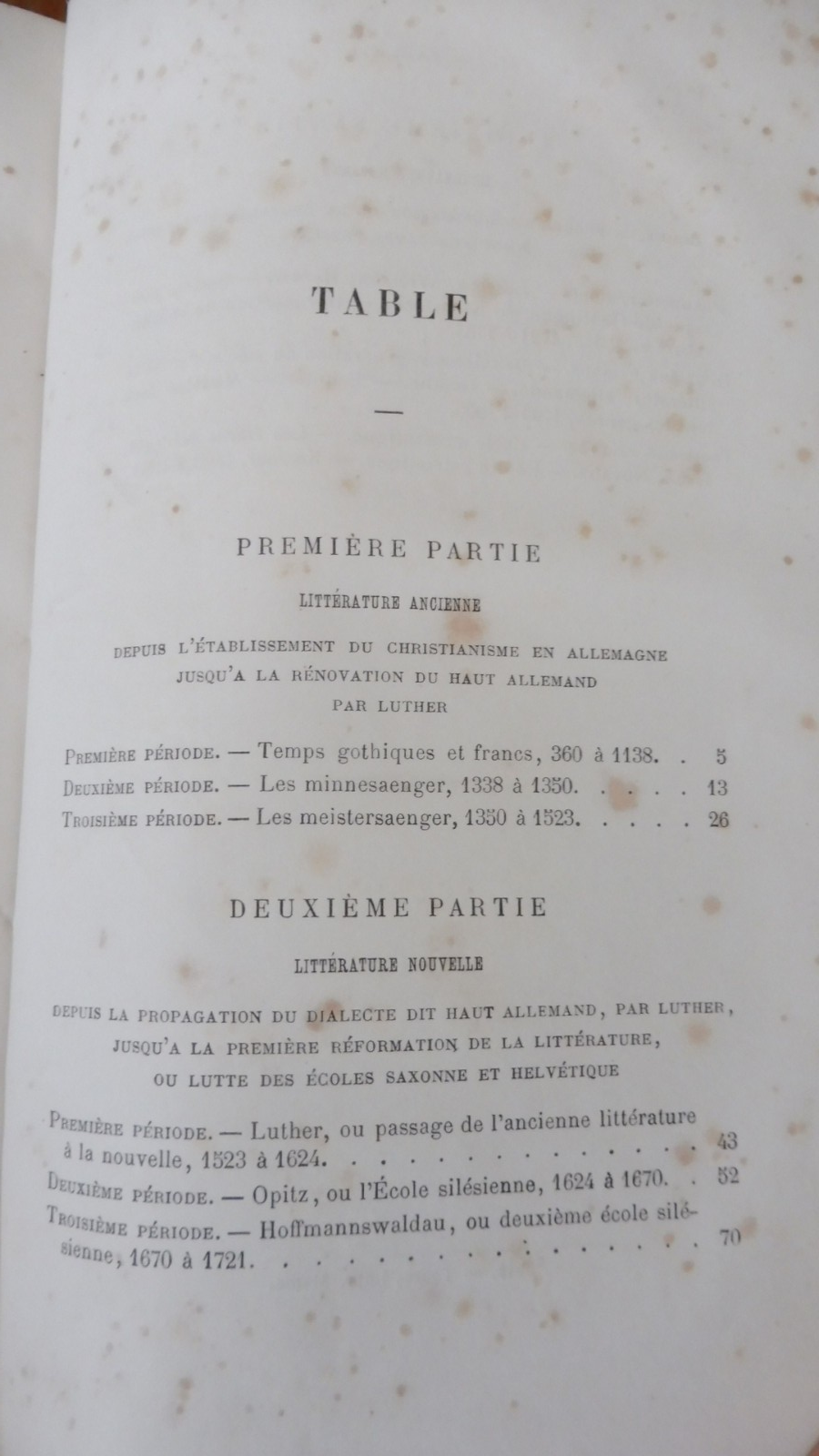 Tableau de la littérature allemande (Amable Tastu) 1865