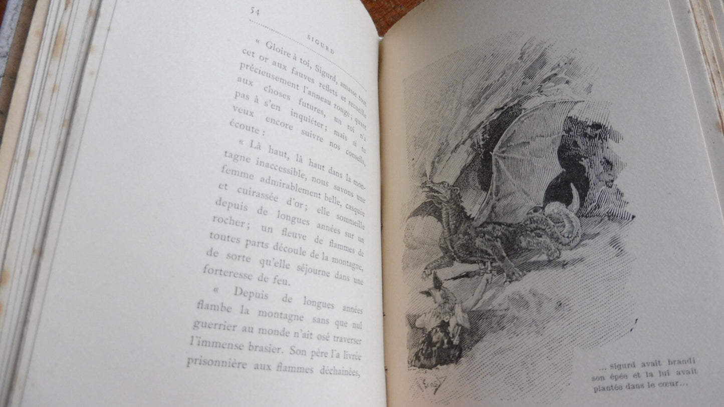 Sigurd (Les Eddas) 1893 illus. Ernst, Mittis et Picard
