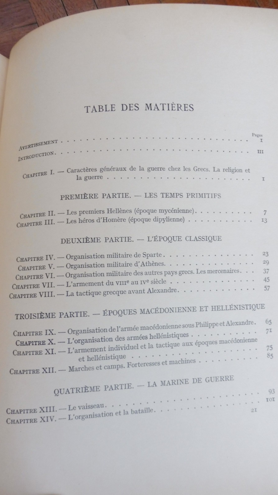 Les Institutions militaires et navales (Paul Couissin) 1932 GRECE ANTIQUE