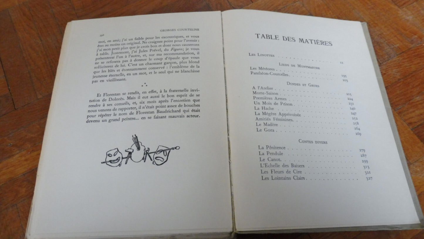 Les Linottes (Georges Courteline) 1934 VELIN illus. Hémard