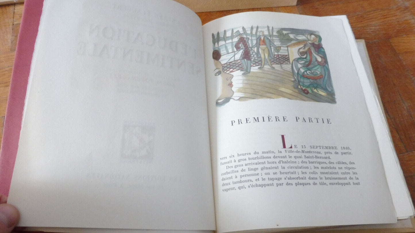 L'Education sentimentale (Gustave Flaubert) 1951 Illus. Touchagues