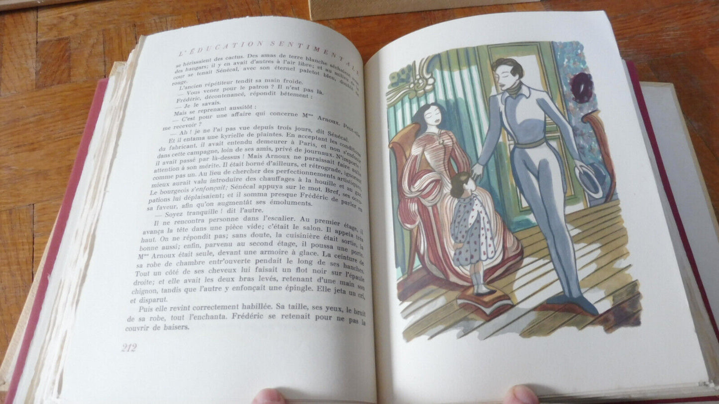 L'Education sentimentale (Gustave Flaubert) 1951 Illus. Touchagues