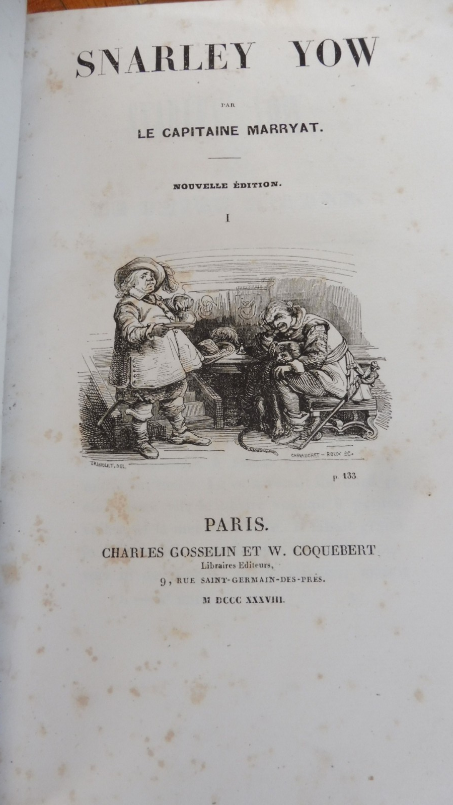 Snarley Yow, le chien du Diable (Frederick Marryat) 1838 2 tomes en 1 vol.