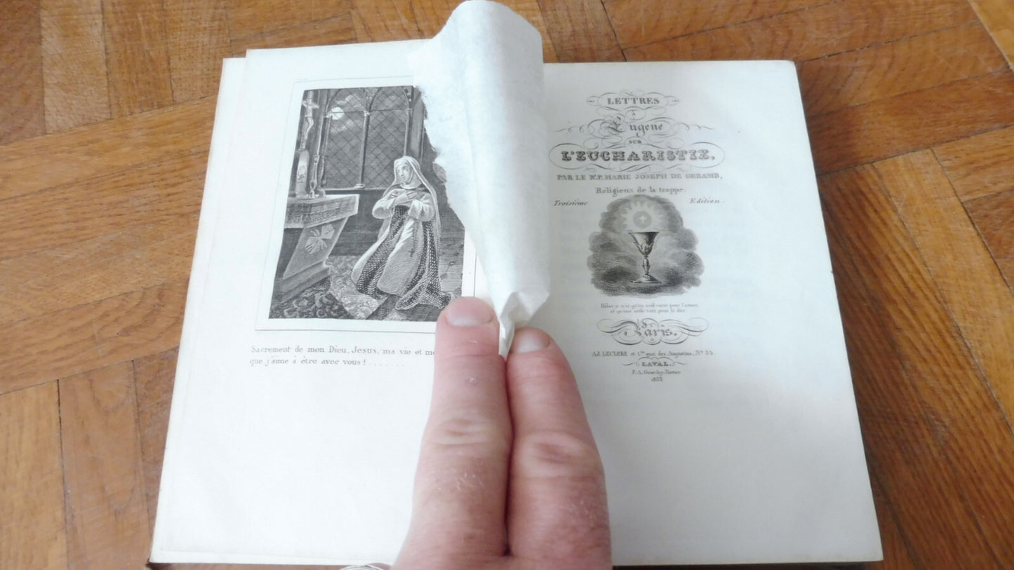 Lettres à Eugène sur l'Eucharistie (Marie-Joseph de Geramb) 1833