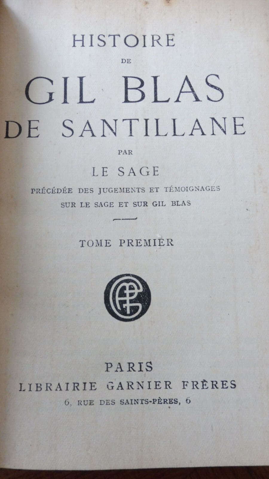 Histoire de Gil Blas (Le Sage) 1926 2/2