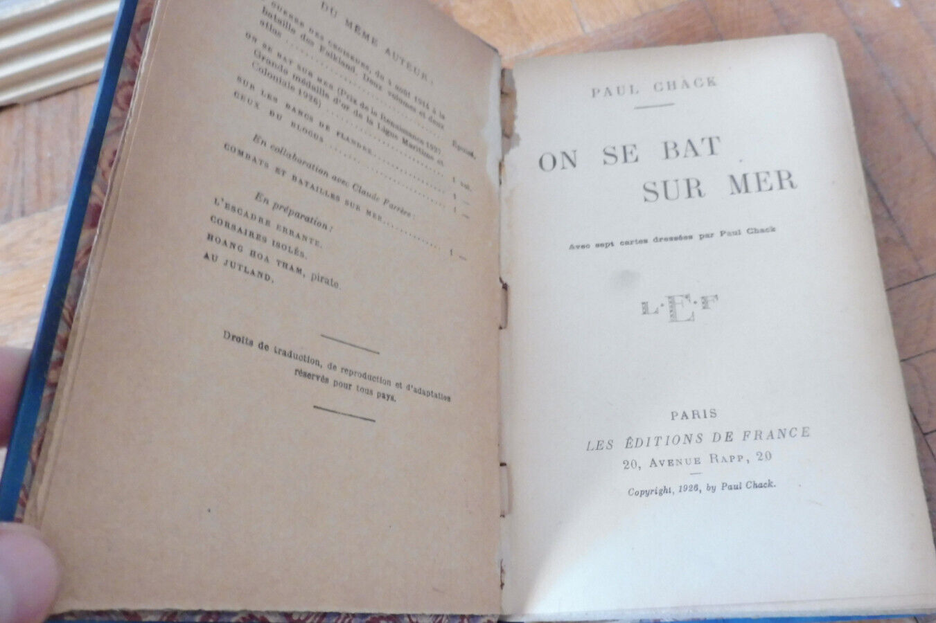 On se bat sur mer (Paul Chack) 1928
