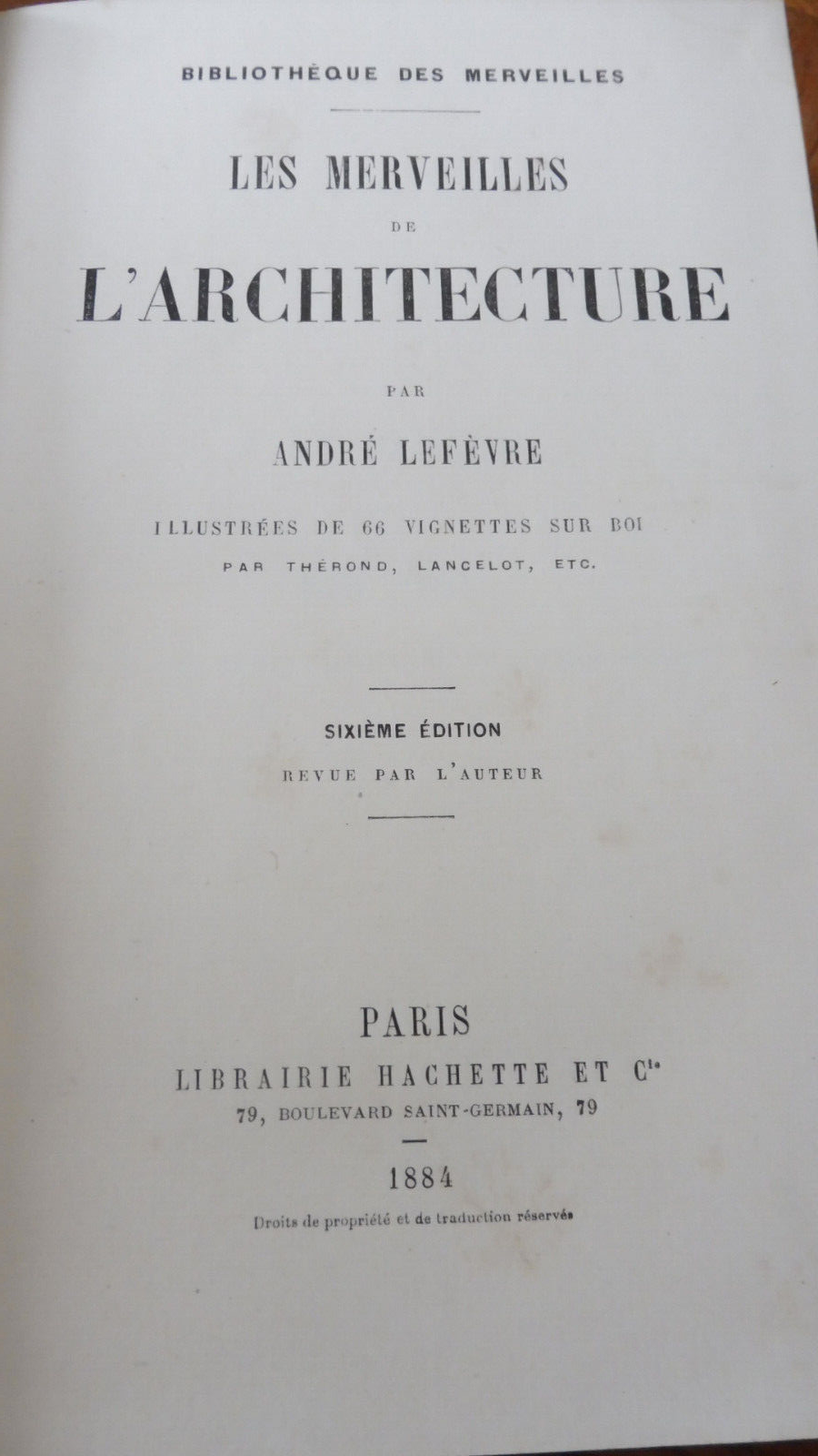 Merveilles de l'architecture (André Lefèvre) 1884