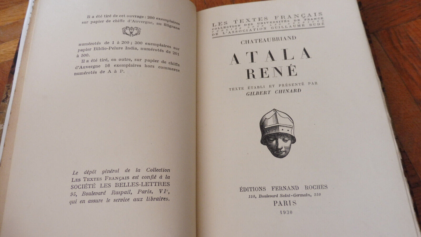 Atala. René (Chateaubriand) 1930