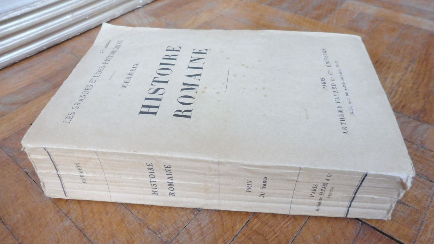 Histoire Romaine (Mermeix) 1931