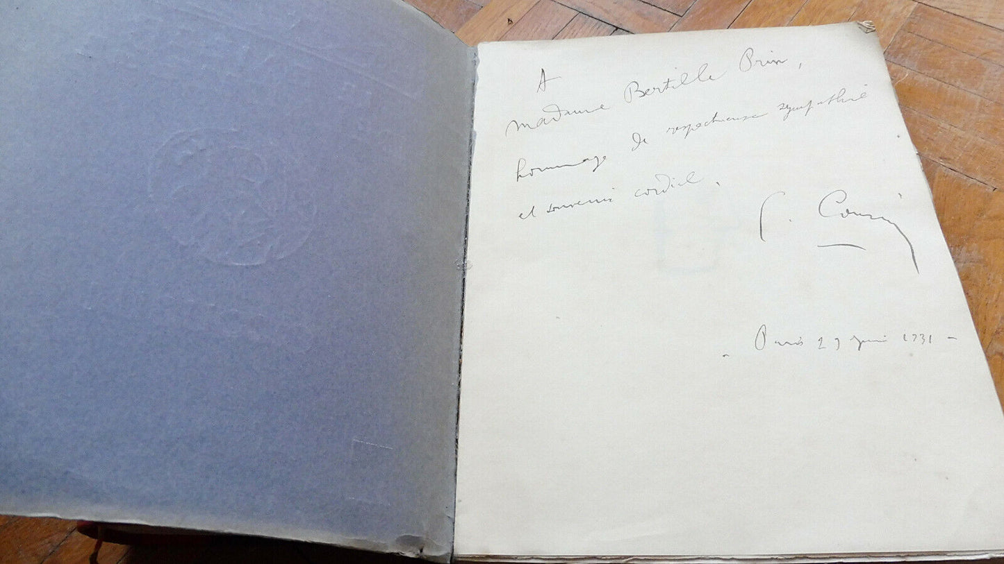 Le Baiser de la déesse (Gabriel Cousin) s.l. ENVOI AUTOGRAPHE EO