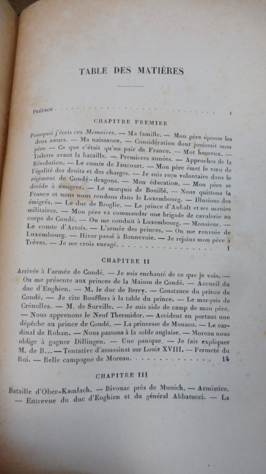 Souvenirs sur l'émigration, l'Empire et la Restauration (A. De Pyumaigre) 1884