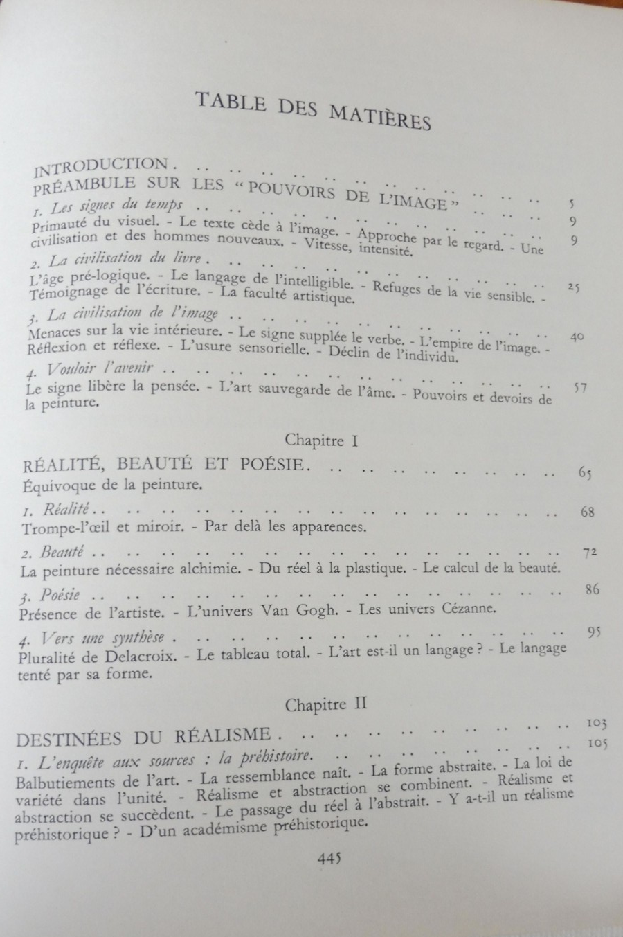 Dialogue avec le visible (René Huyghe) 1955