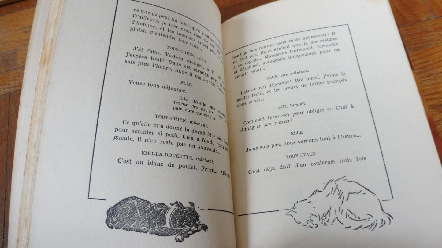 Sept dialogues de bêtes (Colette Willy) 1945 illus. Jacques Nam