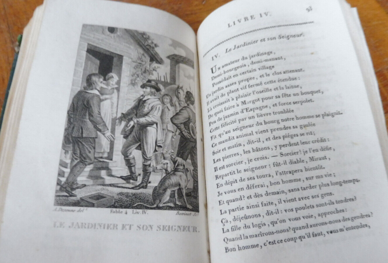 Oeuvres de La Fontaine 1817-21 4 vol.