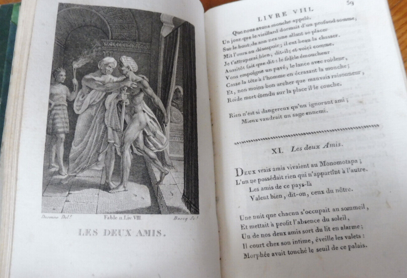 Oeuvres de La Fontaine 1817-21 4 vol.