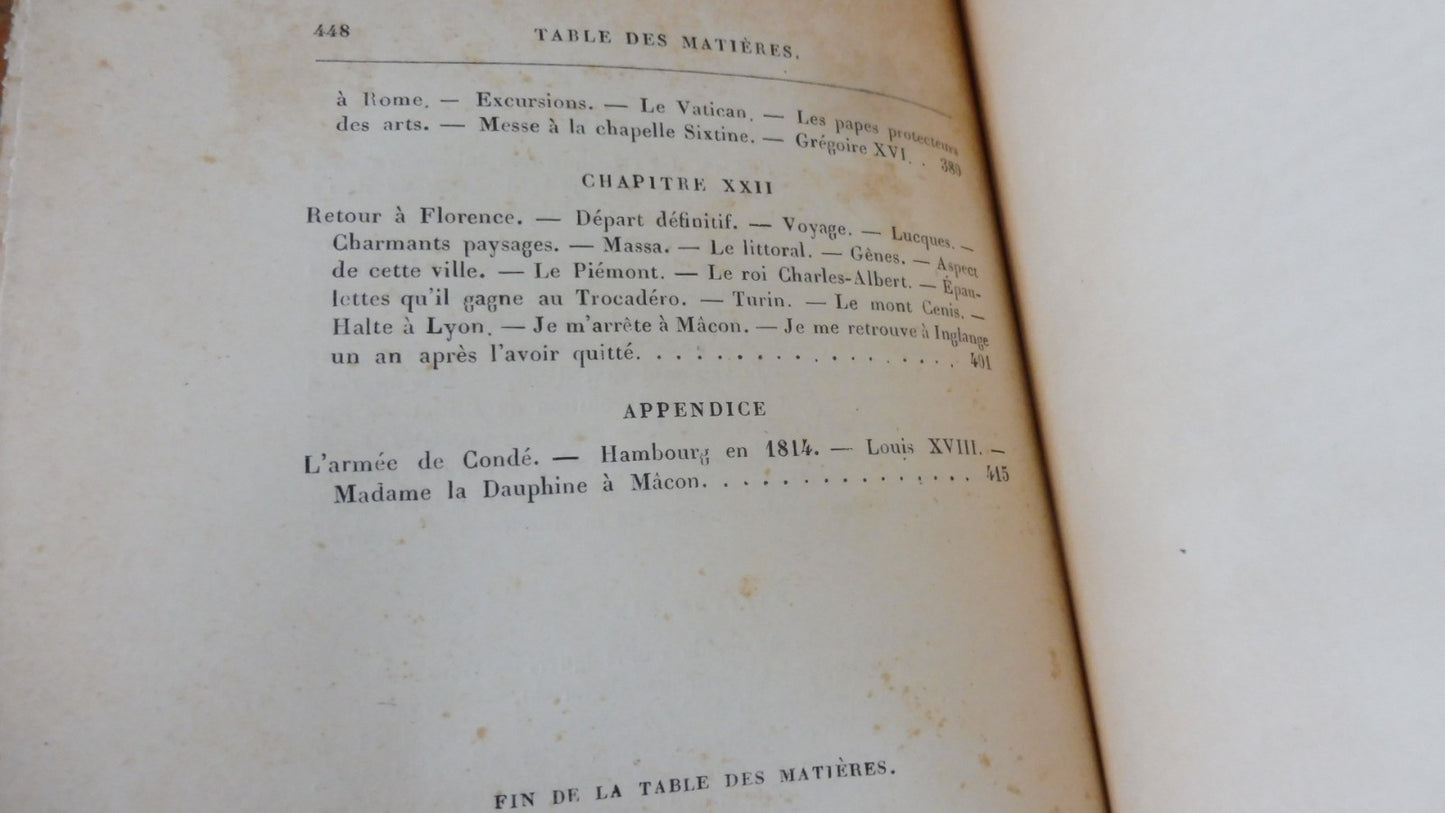 Souvenirs sur l'émigration, l'Empire et la Restauration (A. De Pyumaigre) 1884