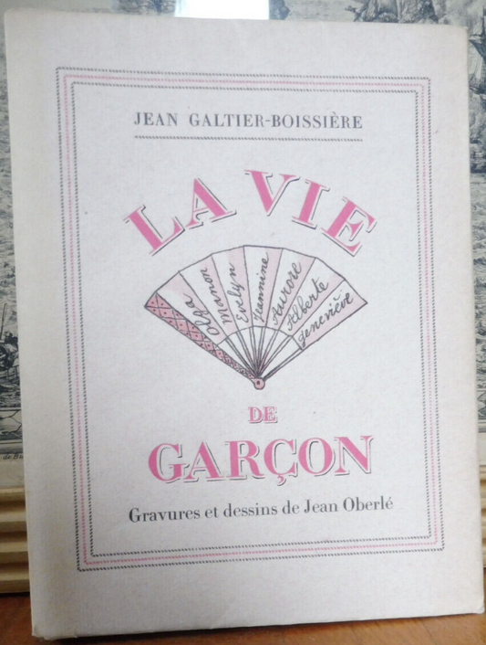 La Vie de garçon (Jean Galtier-Boissière) 1929 illus. Oberlé RIVES