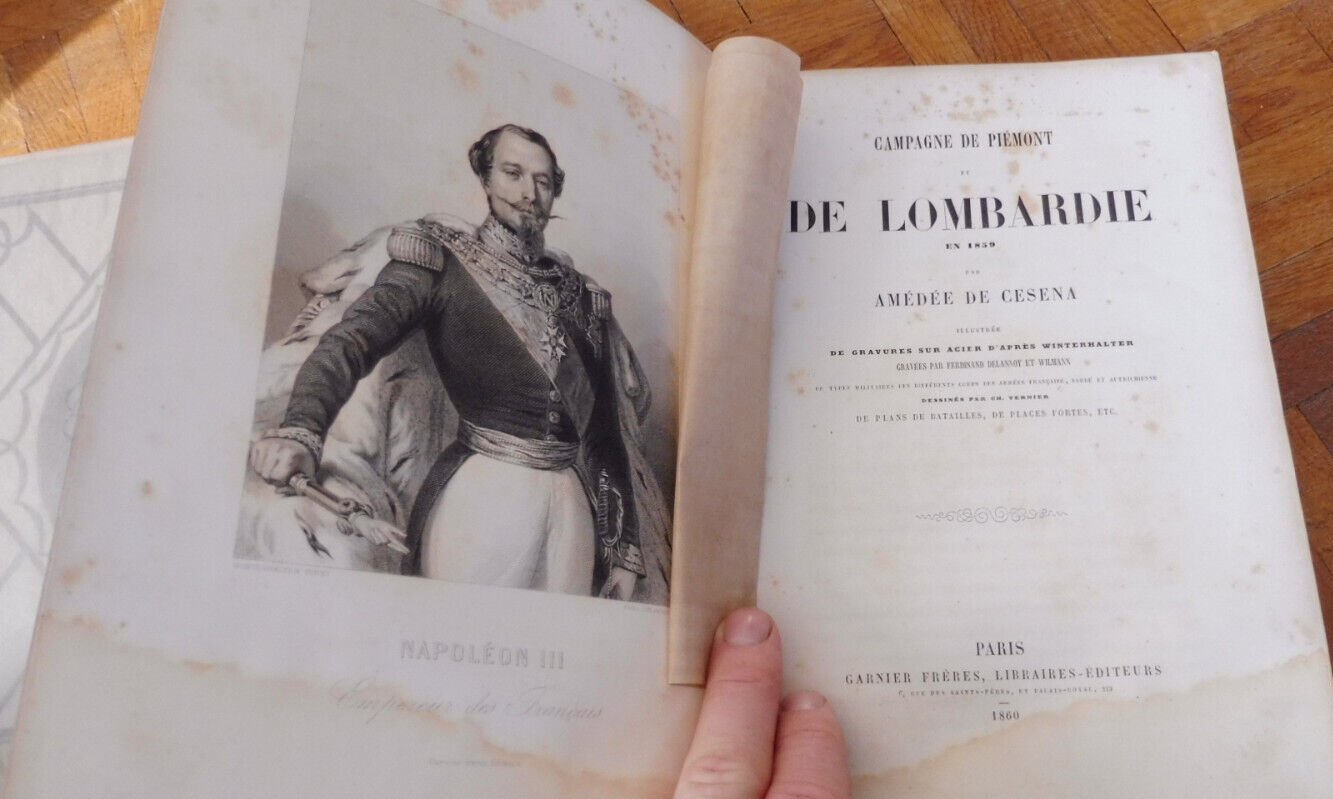 Campagne de Piémont et de Lombardie (Amédée de Casena) 1860 COSTUMES MILITAIRES
