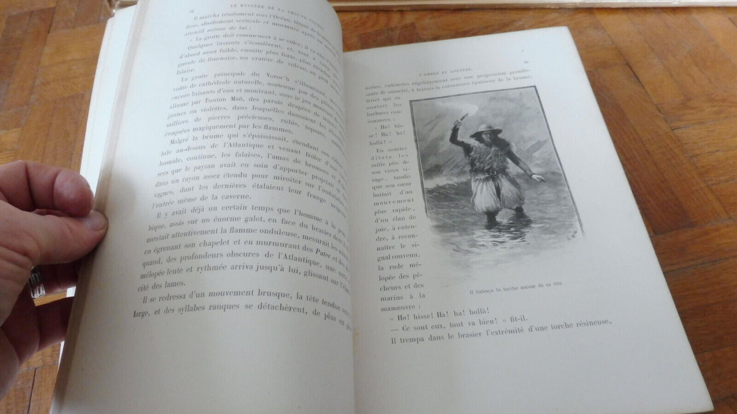 Le Mystère de la chauve-souris (Gustave Toudouze) 1900 illus. A. Paris