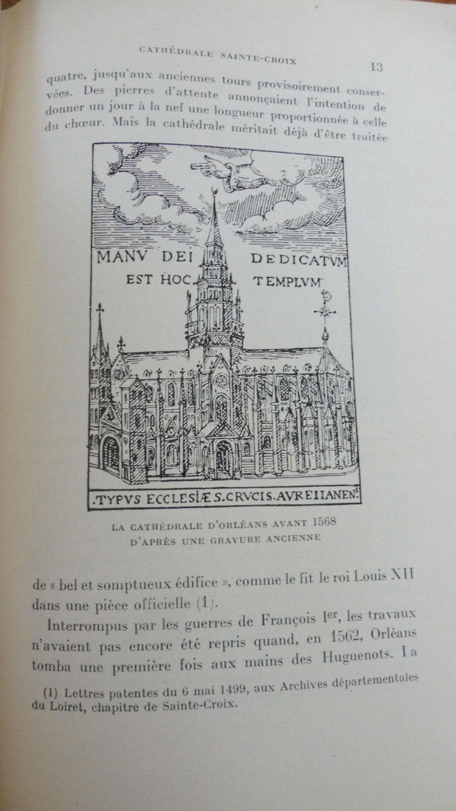 Mémoires de la Société archéologique de l'Orléanais 1930