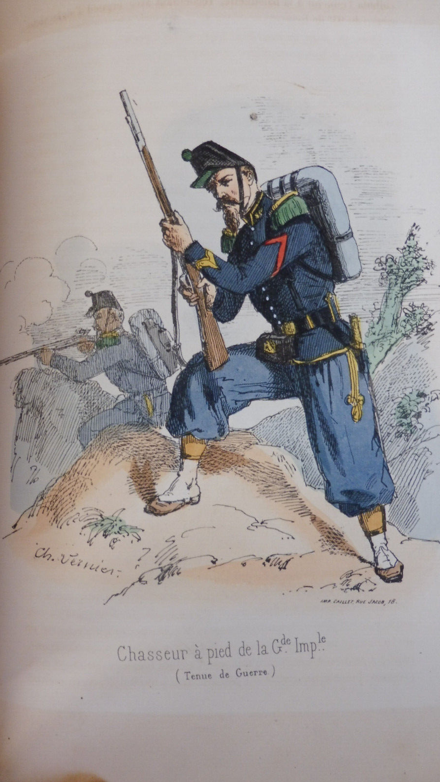 Campagne de Piémont et de Lombardie (Amédée de Casena) 1860 COSTUMES MILITAIRES