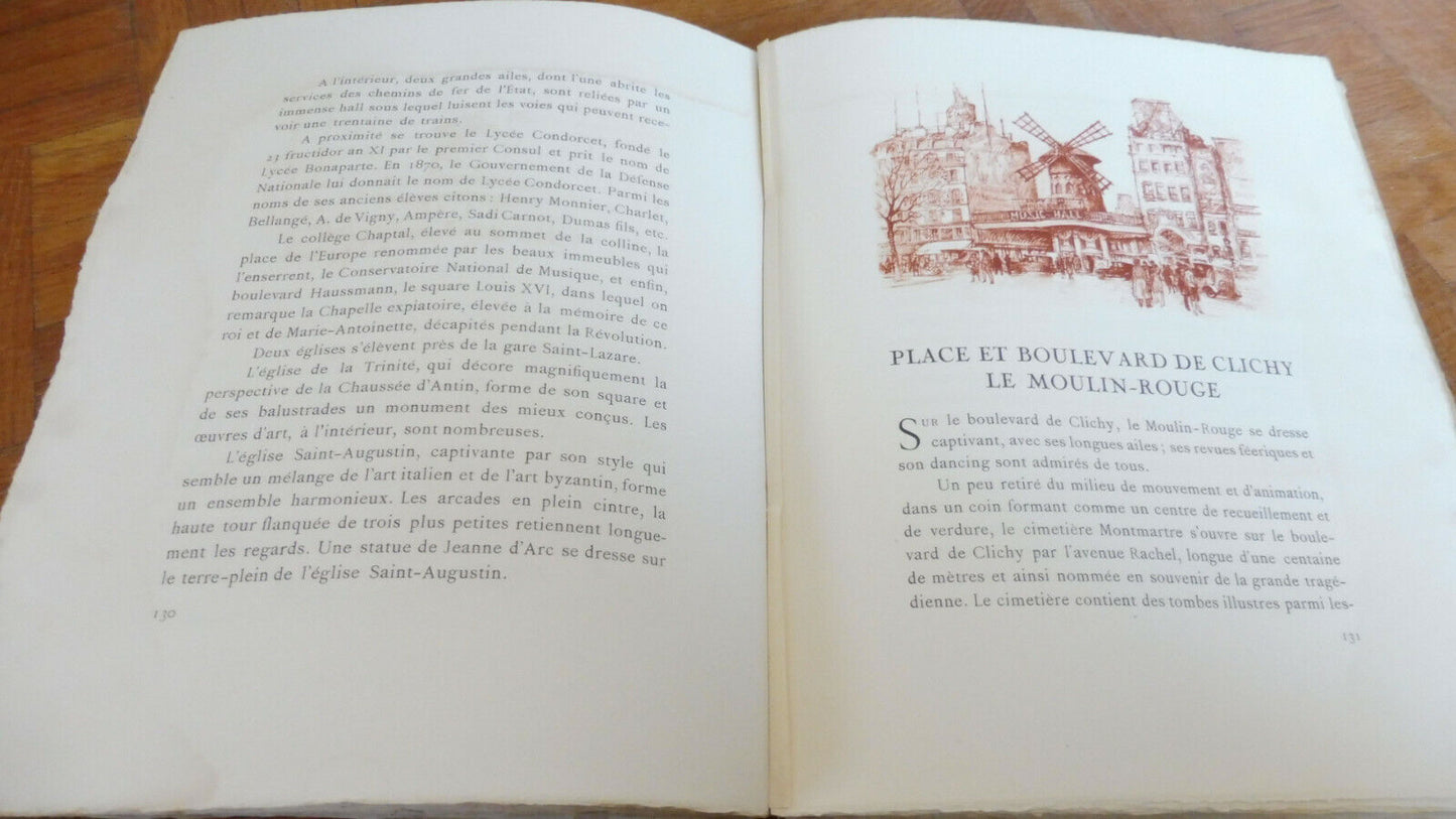 Paris - Dix siècles d'Histoire (Joseph Danton) 1933 NUMEROTE VELIN