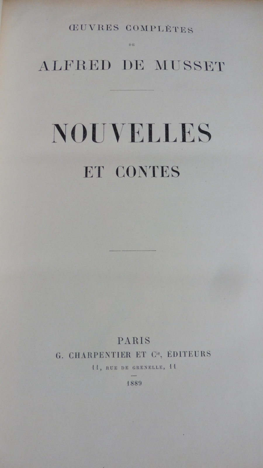 Oeuvres complètes d'Alfred de Musset 1890 5 vol. ILLUSTRE