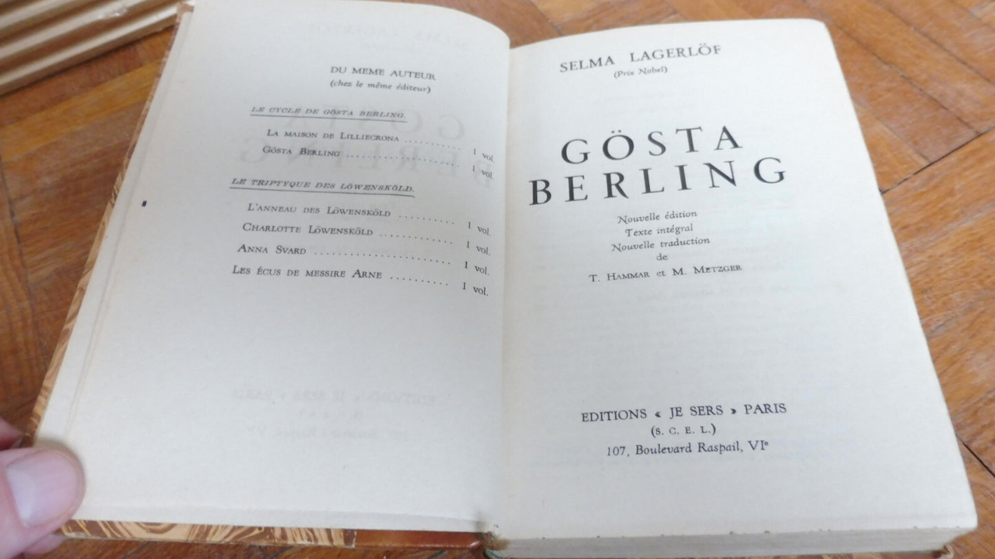 Gösta Berling (Selma Lagerlöf) 1940