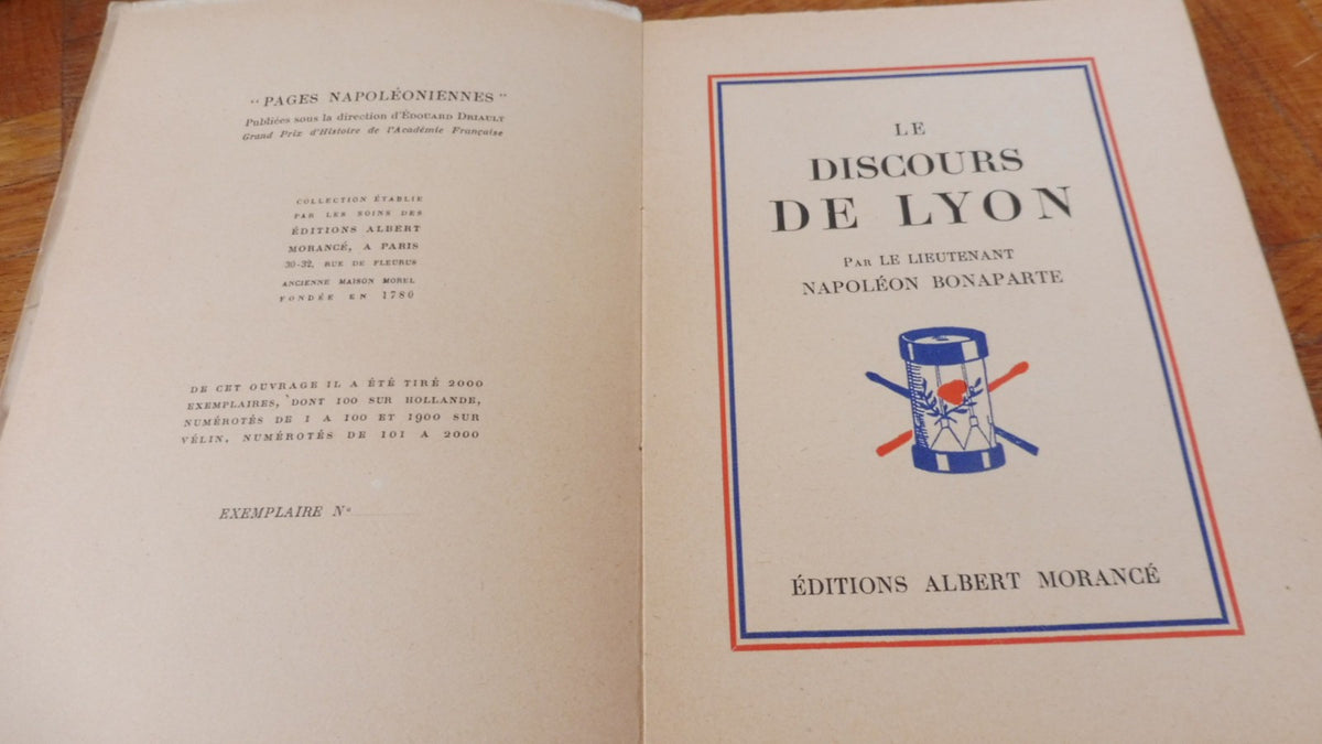 Le Discours de Lyon (Bonaparte) s.d.