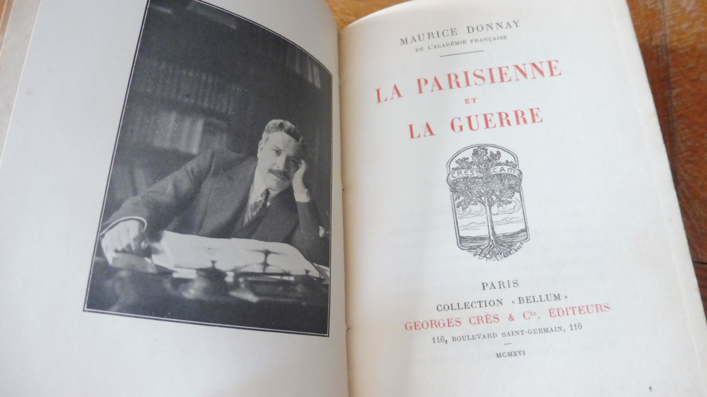La Parisienne et la guerre (Maurice Donnay) 1916 GUERRE MONDIALE