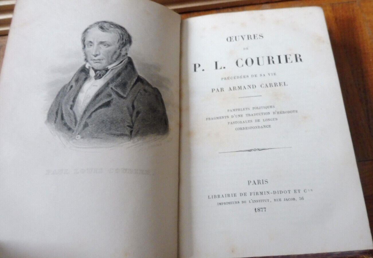 Oeuvres de P. L. Courier 1877