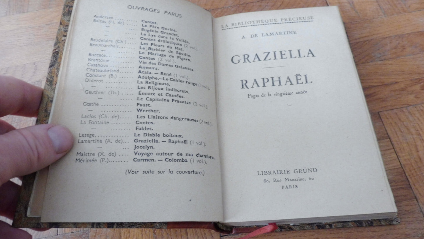 Graziella. Raphaël (Lamartine) 1936