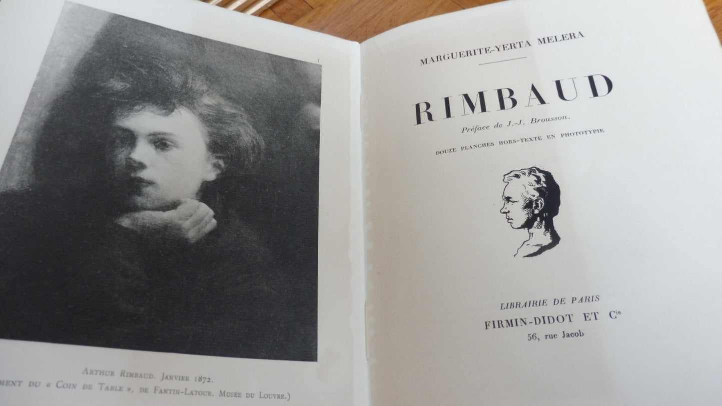 Rimbaud (Marguerite-Yerta Méléra) 1930 ARCHES