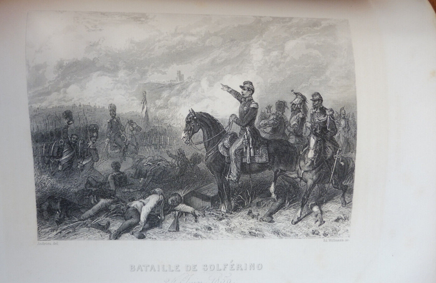 Campagne de Piémont et de Lombardie (Amédée de Casena) 1860 COSTUMES MILITAIRES