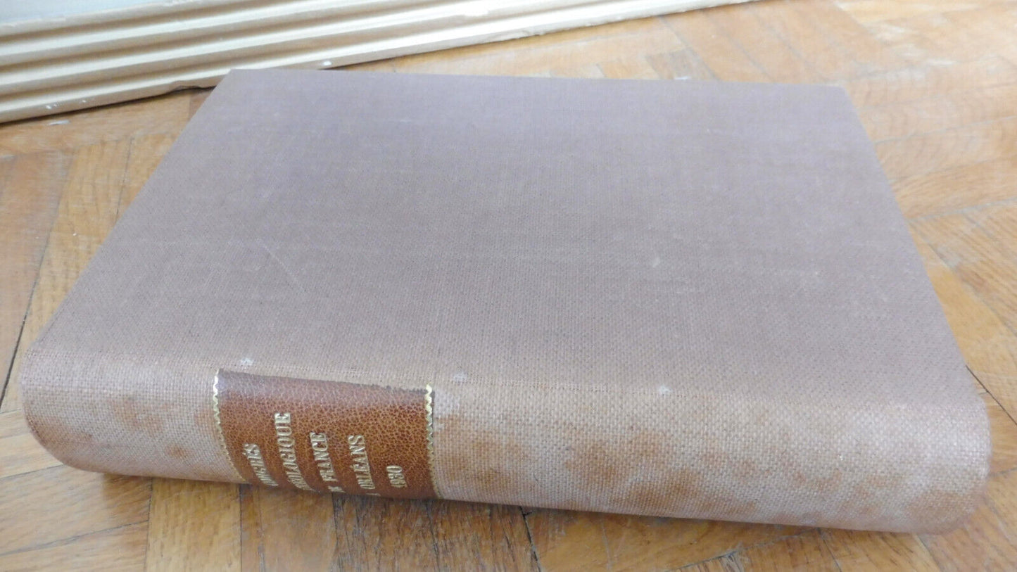 Mémoires de la Société archéologique de l'Orléanais 1930