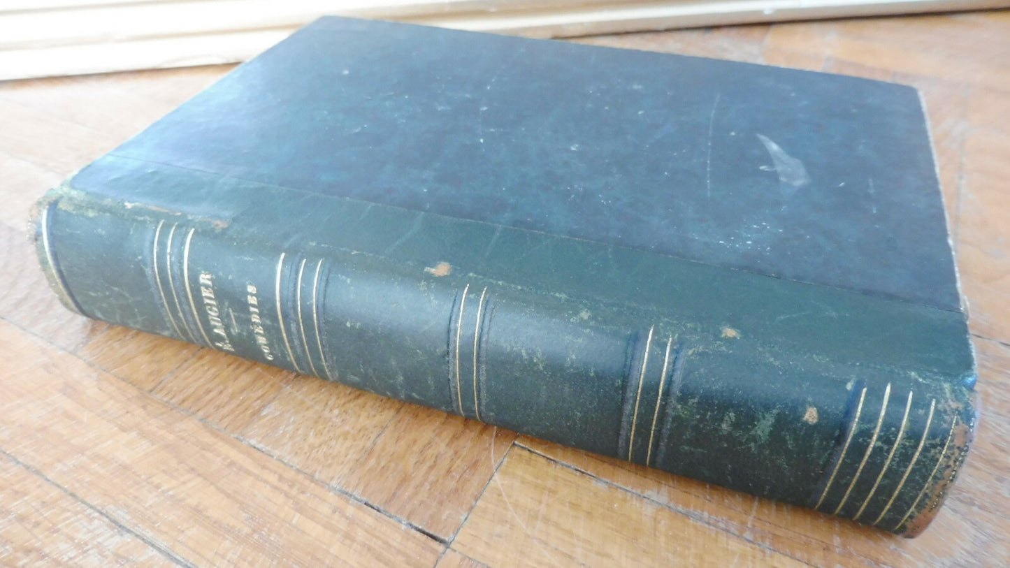 Comédies (Emile Augier) 1844 4 tomes en 1 vol.