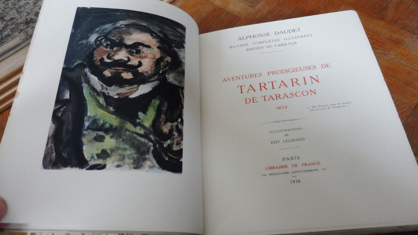 Tartarin de Tarascon (Alphonse Daudet) 1930 illus. Legrand