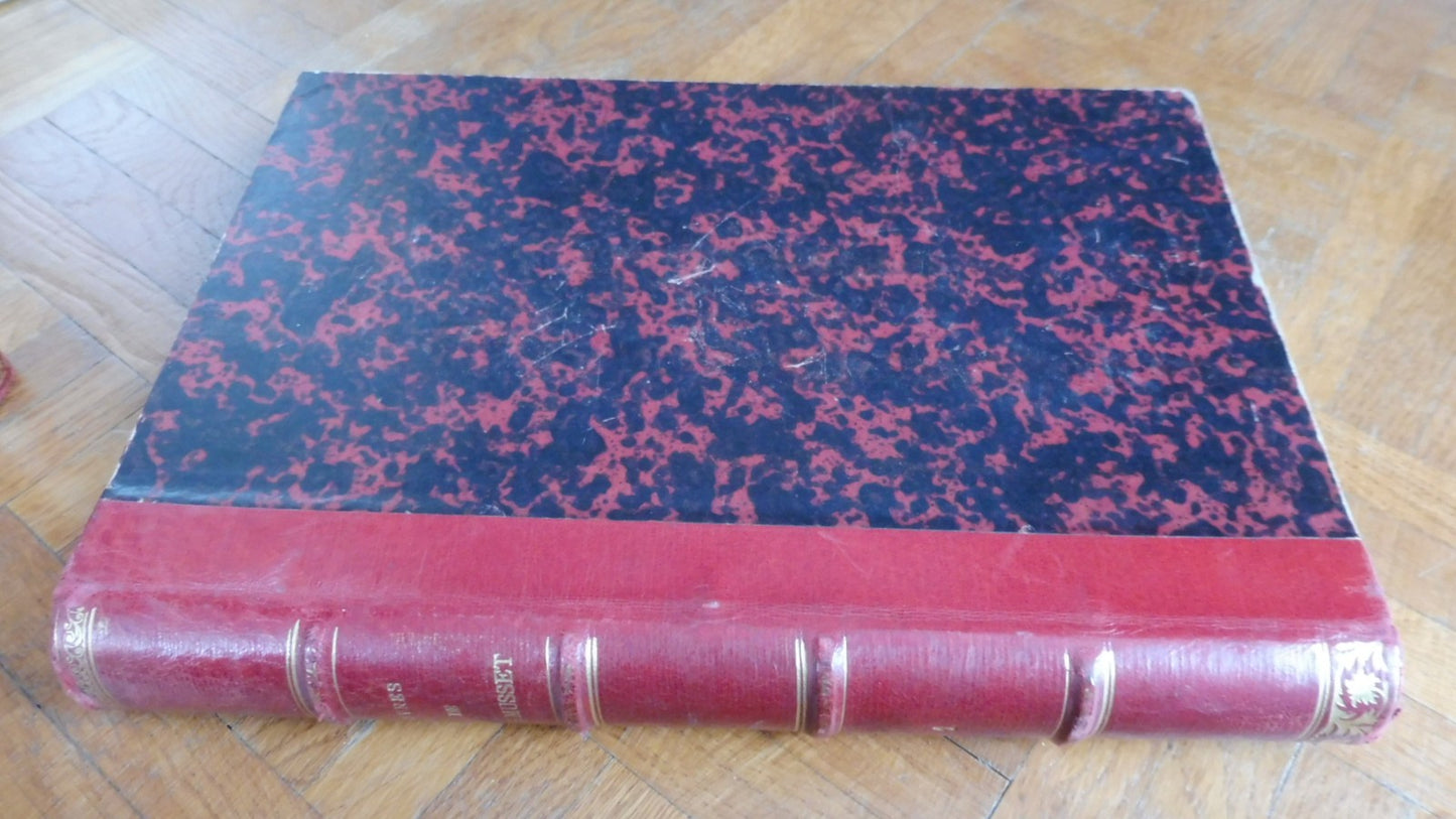 Oeuvres complètes d'Alfred de Musset 1890 5 vol. ILLUSTRE