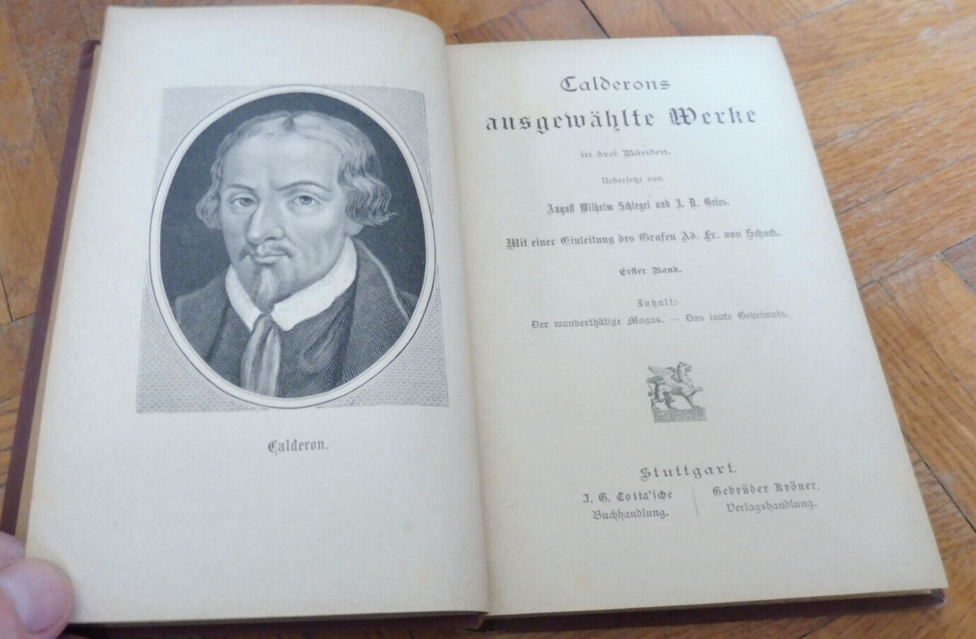 Calderons ausgewählte Werke (Calderon) s.d. 3 vol.