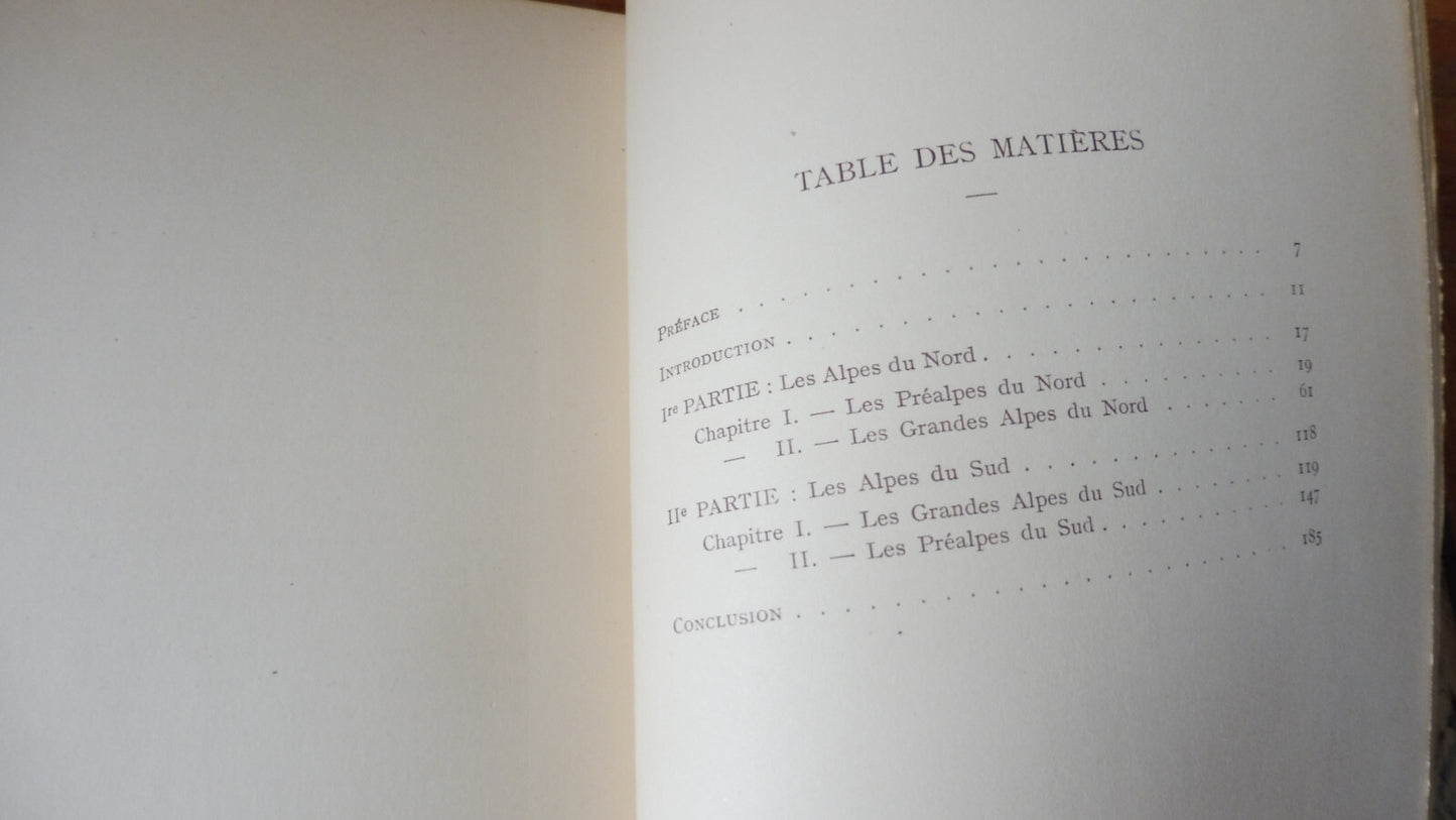 Les Alpes françaises à vol d'oiseau (R. Blanchard & Cpt. F. Seive) 1928