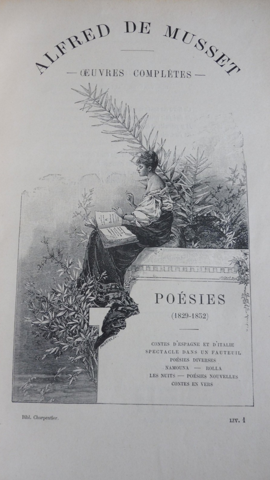 Oeuvres complètes d'Alfred de Musset 1890 5 vol. ILLUSTRE