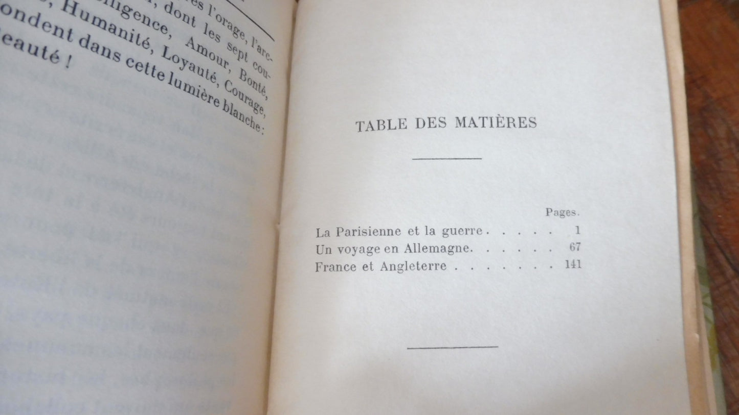 La Parisienne et la guerre (Maurice Donnay) 1916 GUERRE MONDIALE