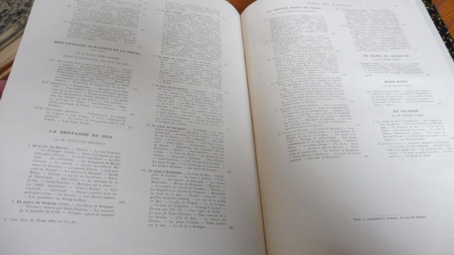 Le Tour du monde. Année 1904 (E. Charton) 1904 HONG KONG, LHASSA, EGYPTE, HANOI