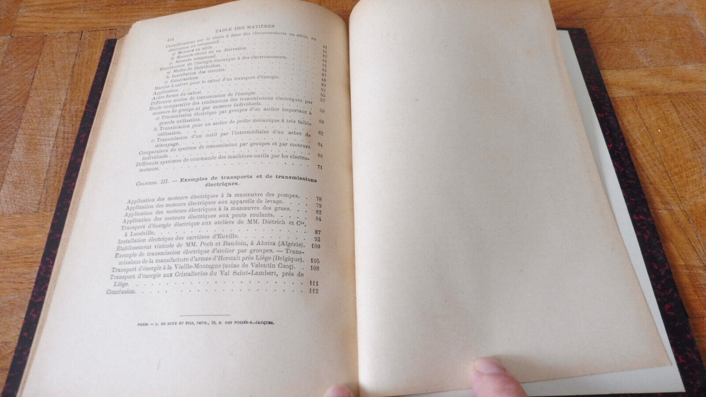 Etude sur le transport de l'énergie à grande distance (Dumont) 1895