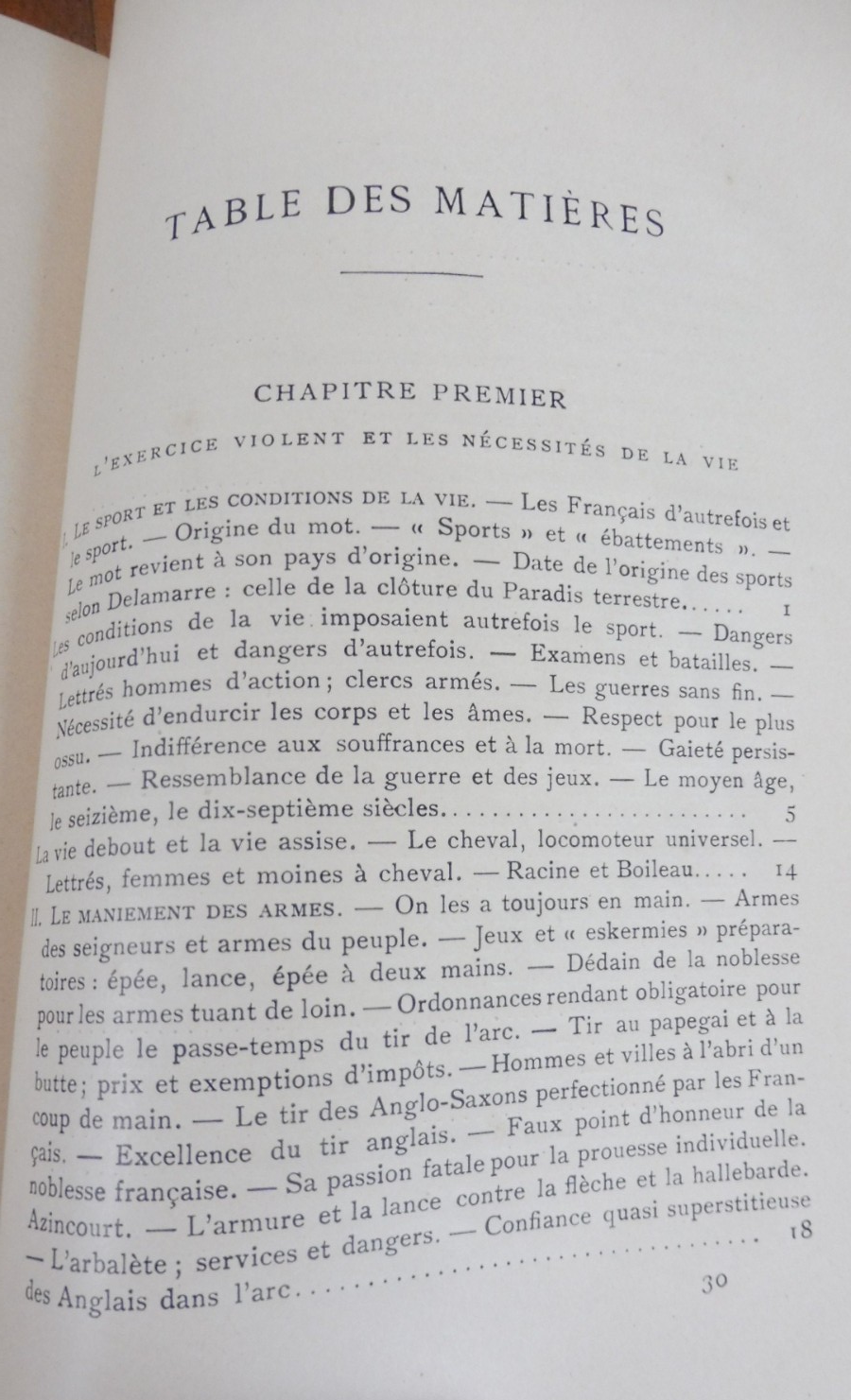 Les Sports et jeux d'exercices dans l'ancienne France (J. J. Jusserand) 1901