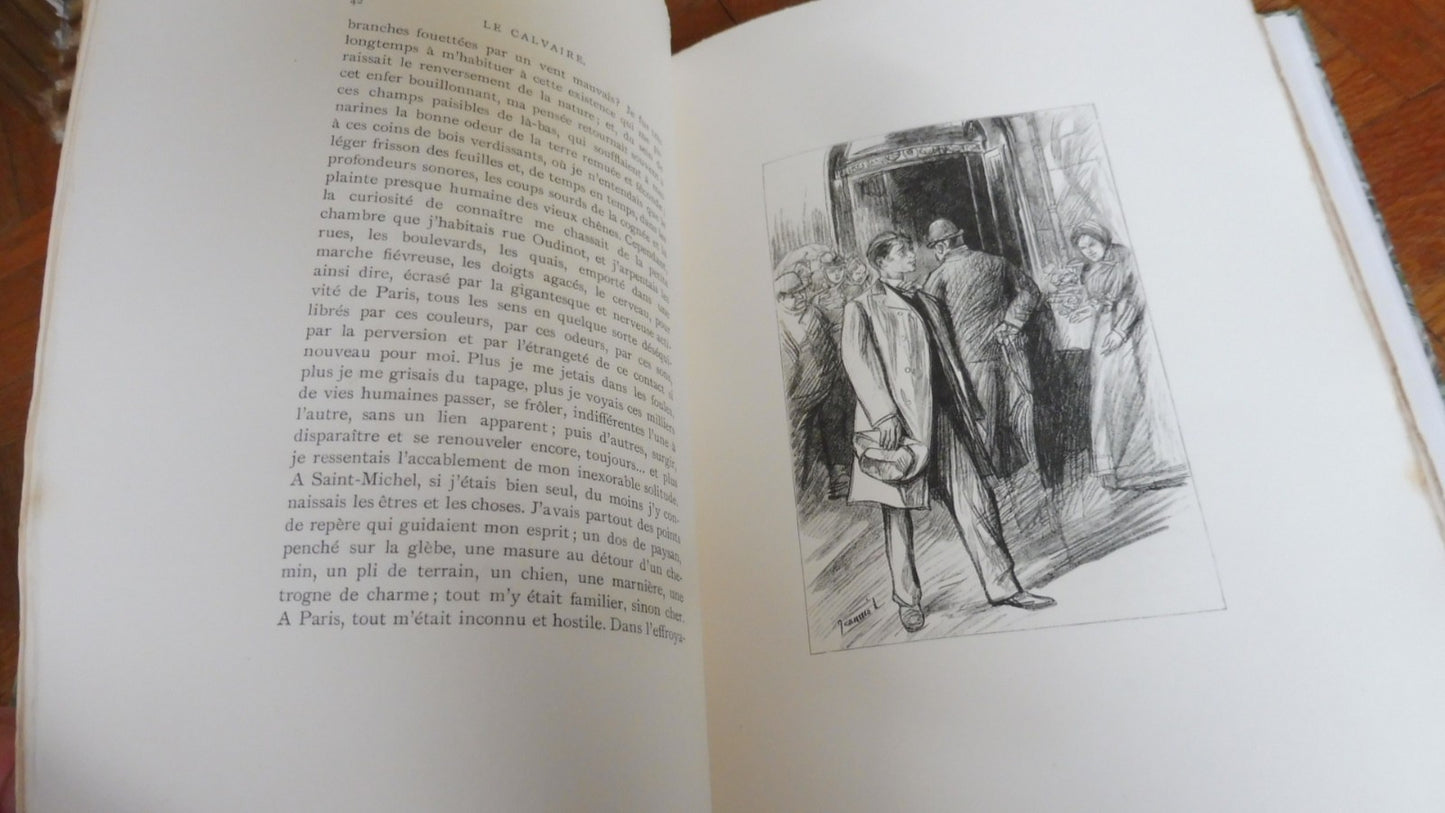 Le Calvaire (Octave Mirbeau) 1901 illus Jeanniot VELIN