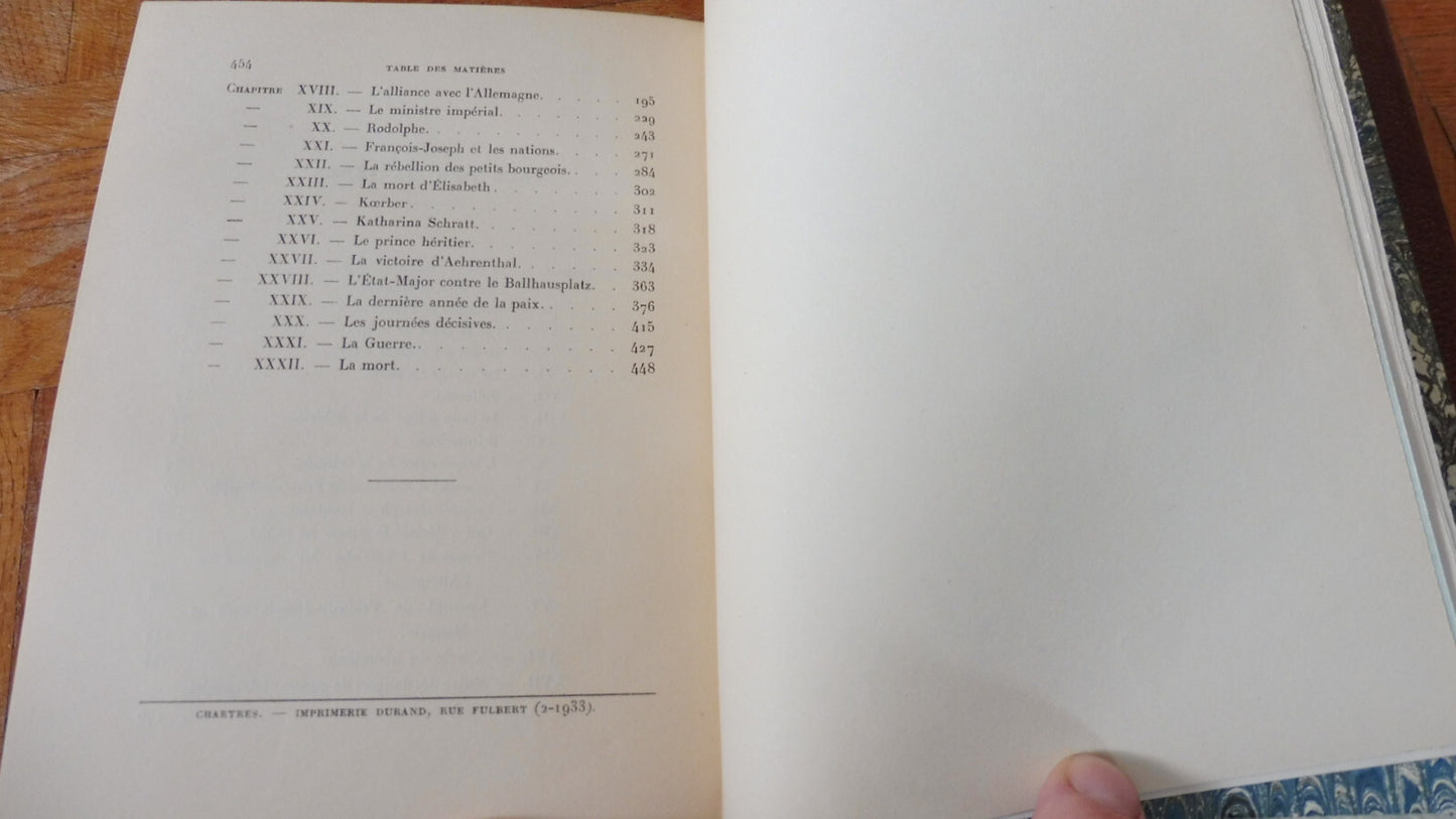François-Joseph. L'effondrement d'un empire (Karl Tschuppik) 1933